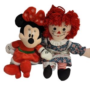 Minnie & Raggedy Ann Plush